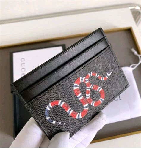 porta carte gucci uomo serpente